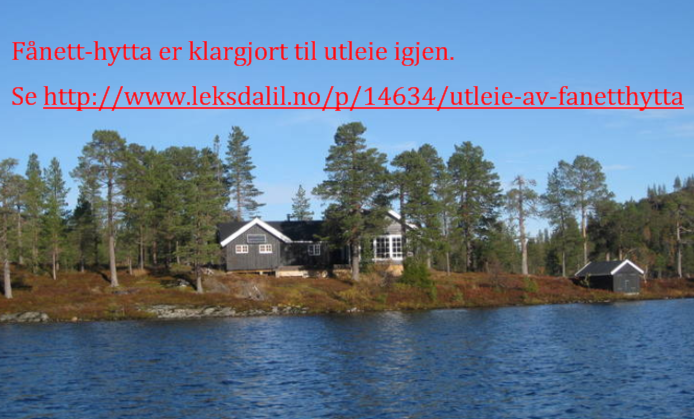 Utleie Fånett-hytta
